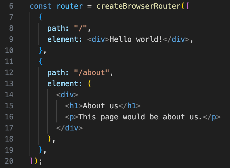 add a second route