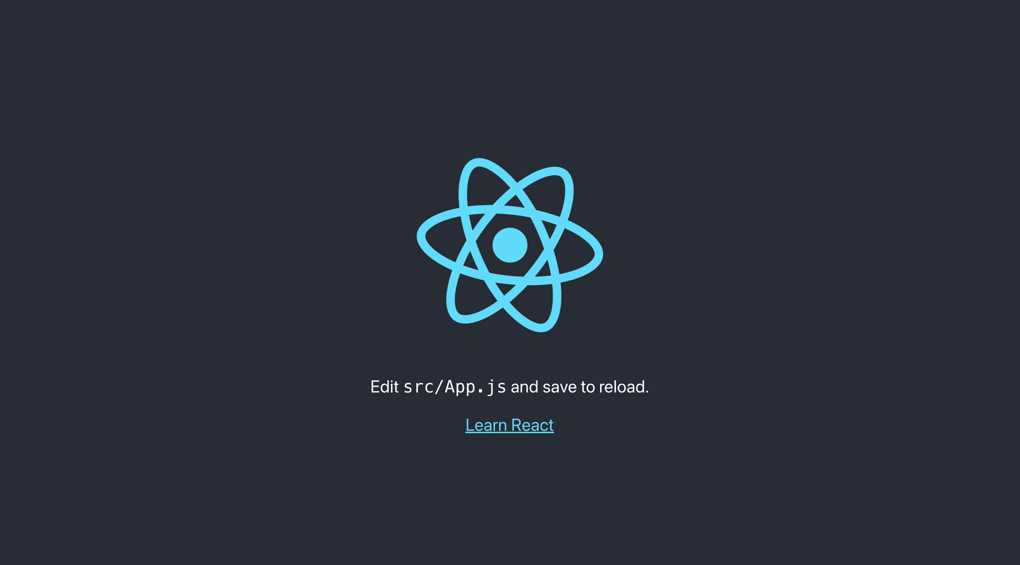 new react project
